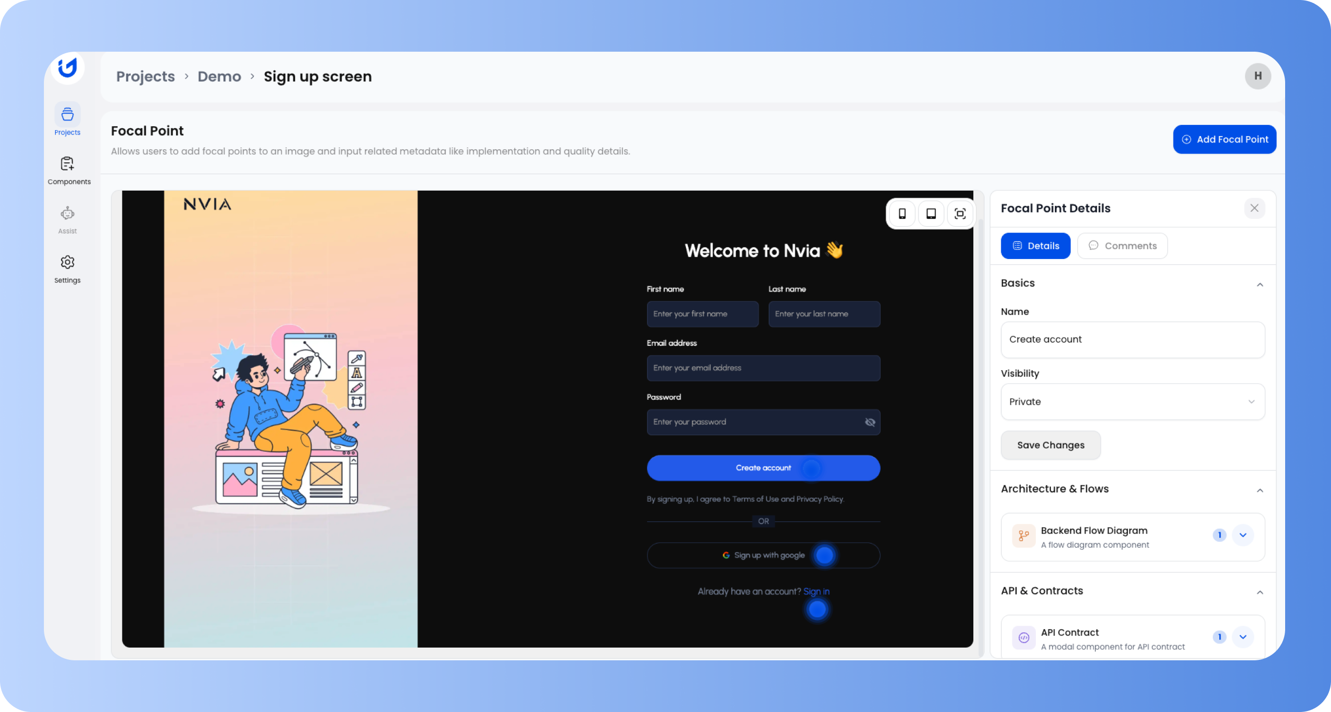 Team Collaboration Interface